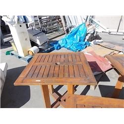 TEAK PATIO TABLE - ANDREW RICHARD DESIGN