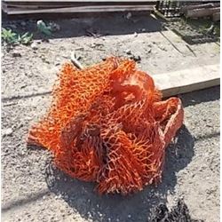 LOT OF NETTING - ORANGE