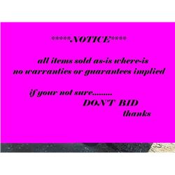 OPEN LOT - SOLD ALREADY