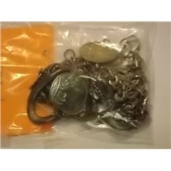 BAG OF ASSORTED SCRAP SILVER - APPROX. 39 GRAMS MOSTLY 925 SILVER