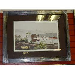 FRAMED LIMITED EDITION PRINT - SEASON'S WAIT - FRANK TOWNSLEY  - GALLERY ESTIMATE ~$500