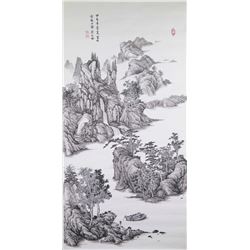 Modern Watercolour Landscape Liang Shiyu