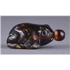 Image 1 : 19th C. Chinese Carved Amber Snuff Bottle