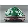 Image 1 : Chinese Malachite Carved Rabbit