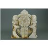Image 1 : Chinese Archaistic White Jade Carved Ritual Figure