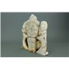 Image 2 : Chinese Archaistic White Jade Carved Ritual Figure