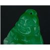 Image 2 : Chinese Green Jadeite Carved Buddha Pendant