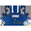 Image 2 : Chinese Blue-Ground Moon Flask Porcelain Vase