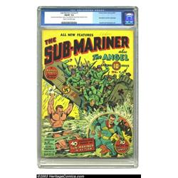 Sub-Mariner Comics #1 (Timely, 1941) CGC FN/VF 7.0 Cream to off-white pages. Subby's inaugural is...