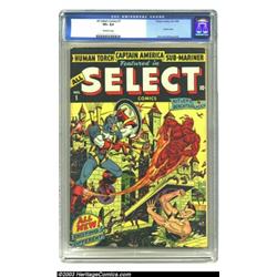 All Select Comics #1 (Timely, 1943) CGC VF+ 8.5 Off-white pages....