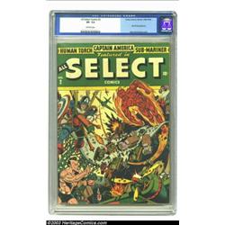 All Select Comics #2 (Timely, 1943) CGC VF- 7.5 Off-white pages....