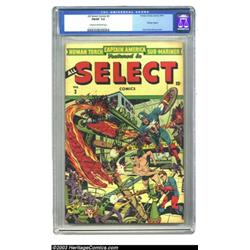 All Select Comics #3 (Timely, 1944) CGC FN/VF 7.0 Cream to off-white pages....