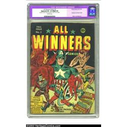 All Winners Comics #2 (Timely, 1941) CGC Apparent VG- 3.5 Slight (A) Off-white pages. The Destroy...