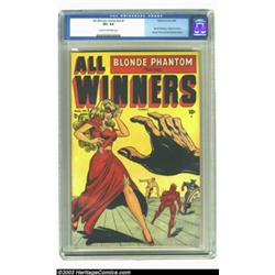 All Winners Comics V2#1 (Timely, 1948) CGC VF+ 8.5 Cream to off-white pages....