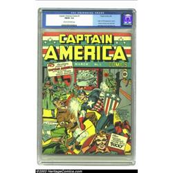 Captain America Comics #1 (Timely, 1941) CGC FN/VF 7.0 Cream to off-white pages. He wasn't the fi...