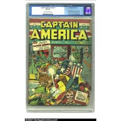 Captain America Comics #1 (Timely, 1941) CGC FR 1.0 Cream to off-white pages. This huge (in a sig...