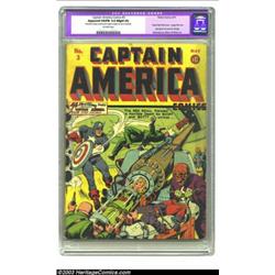 Captain America Comics #3 (Timely, 1941) CGC Apparent VG/FN 5.0 Slight (A) Off-white pages. Ernst...