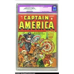 Captain America Comics #5 (Timely, 1941) CGC Apparent GD/VG 3.0 Slight (A) Cream off-white pages....