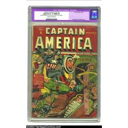 Captain America Comics #8 (Timely, 1941) CGC Apparent GD+ 2.5 Slight (A) Cream to off-white pages...