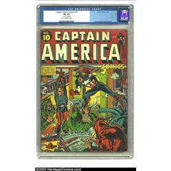 Captain America Comics #9 (Timely, 1941) CGC Apparent FR/GD 1.5 Slight (A) Cream to off-white pag...