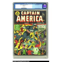Captain America Comics #12 (Timely, 1942) CGC VF- 7.5 Off-white pages....