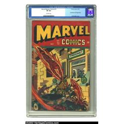Marvel Mystery Comics #72 (Timely, 1946) CGC VF 8.0 Off-white pages. This high-grade example of o...