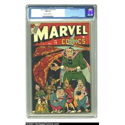 Marvel Mystery Comics #79 (Timely, 1946) CGC FN+ 6.5 Off-white to white pages. This odd cover fea...