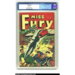 Miss Fury #6 Twilight pedigree (Timely, 1945) CGC VF+ 8.5 Cream to off-white pages. Timely made a...