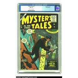 Mystery Tales #28 White Mountain pedigree (Atlas, 1955) CGC NM 9.4 Off-white to white pages....
