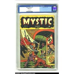 Mystic Comics #1 (Timely, 1944) CGC FN/VF 7.0 Off-white pages....