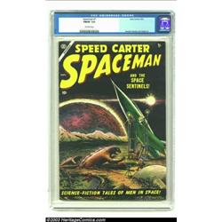 Space Man #1 (Atlas, 1953) CGC FN/VF 7.0 Off-white pages....