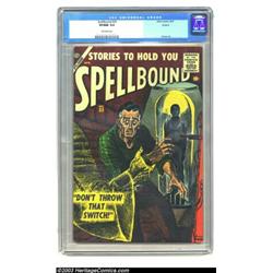 Spellbound #33 Circle 8 pedigree (Atlas, 1957) CGC VF/NM 9.0 Off-white pages....