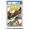 Image 1 : The Atom #5 (DC, 1963) CGC VF+ 8.5 Off-white pages. A hawk tries to kick the Atom out of her nest...