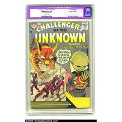Challengers of the Unknown #1 (DC, 1958) CGC Apparent VG- 3.5 Cover Trimmed Off-white pages. Thre...