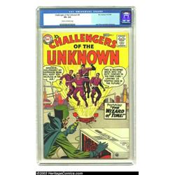 Challengers of the Unknown #4 (DC, 1958) CGC VF+ 8.5 Cream to off-white pages. Not only do you ge...