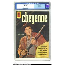 Cheyenne #25 File Copy (Dell, 1961) CGC NM+ 9.6 Off-white pages....
