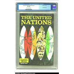 Classics Illustrated Special Issue #nn "The United Nations" (Gilberton, 1964) CGC VF 8.0 Cream to...