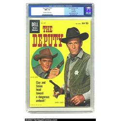 Four Color #1077 The Deputy File Copy (Dell, 1960) CGC NM+ 9.6 Off-white to white pages....