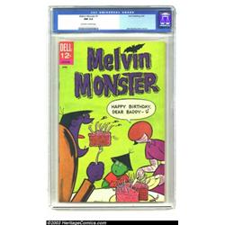 Melvin Monster #7 (Dell, 1967) CGC NM 9.4 Off-white to white pages. Seemingly inspired by "The Mu...
