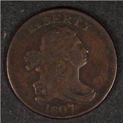 1807 HALF CENT F-VF