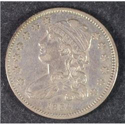 1834 BUST QUARTER AU