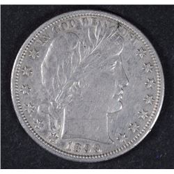 1899 BARBER HALF DOLLAR, AU