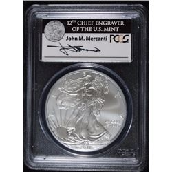 2011 AMERICAN SILVER EAGLE ( FROM 25th ANNIV SET ) PCGS MS-70 FIRST STRIKE!