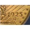 Image 6 : 1925 $20.00 ST. GAUDENS GOLD, PCGS MS-65 GEM!