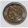 Image 2 : 1888 THREE CENT NICKEL AGP GRADED GEM BU
