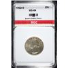 Image 1 : 1932-S WASHINGTON QUARTER, BGC GEM BU  RARE KEY DATE