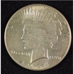 1934 PEACE DOLLAR AU