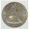 Image 2 : 1859-O SEATED DOLLAR, PCI CHOICE BU WHITE!  NICE TYPE COIN