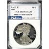 Image 1 : 1990-S AMERICAN SILVER EAGLE PCI GRADED PERFECT PROOF DCAM