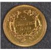 Image 2 : 1859 $3 GOLD INDIAN PRINCESS HEAD CH BU
